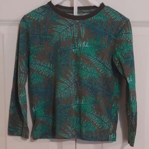 Tucker+Tate Boys Long Sleeve Fern Shirt Sz 4